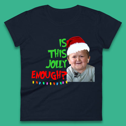 Jolly Enough Hasbulla Christmas Womens T-Shirt