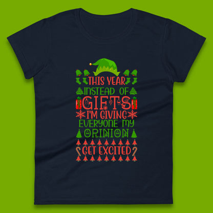 christmas elf womens t shirt