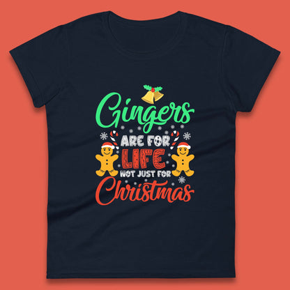 gingerbread christmas womens t shirt