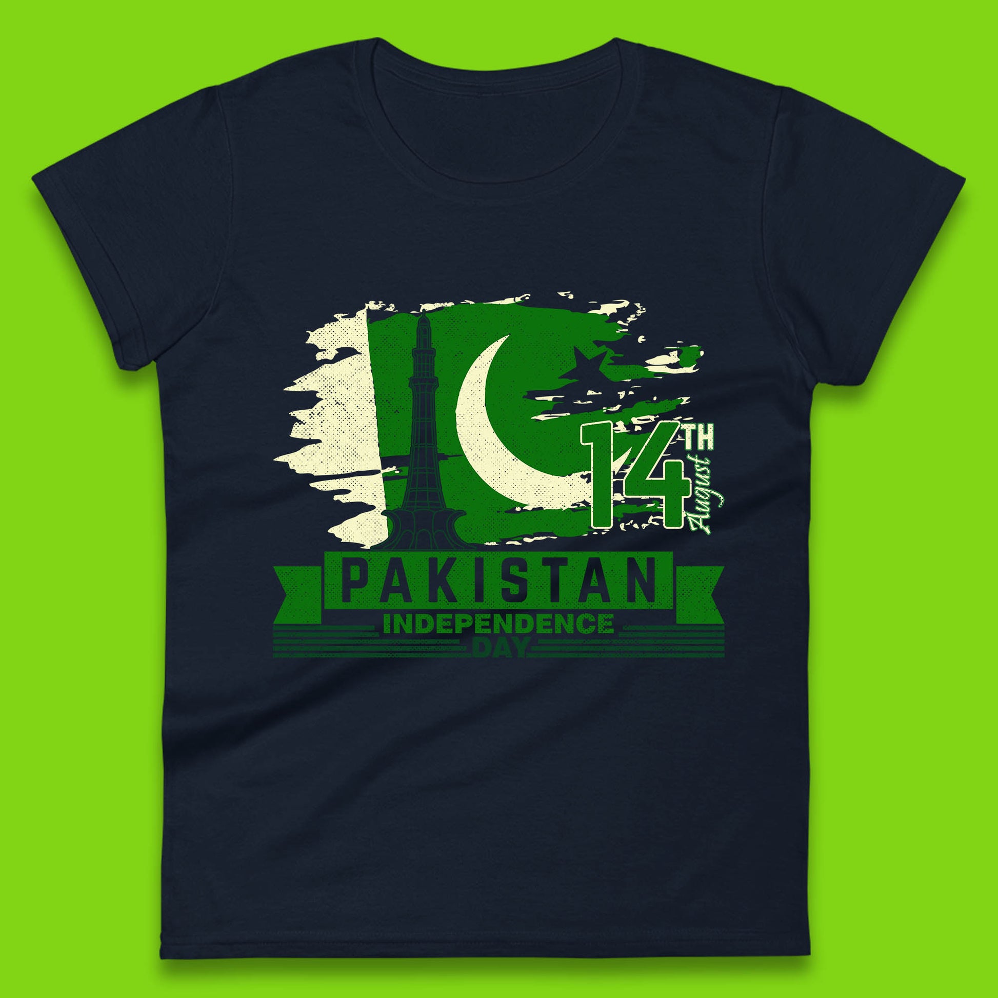 Ladies Pakistan Independence Day T-Shirt