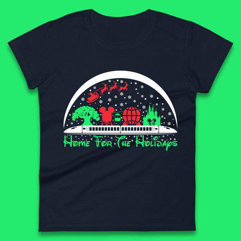 Home For The Holidays Christmas Womens T-Shirt