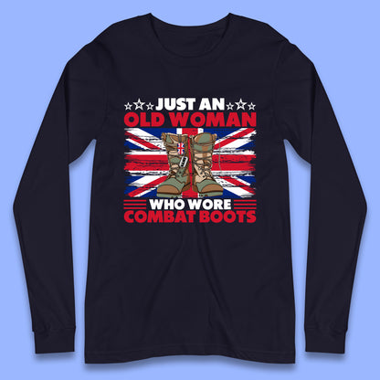 Personalised Just An Old Woman Long Sleeve T-Shirt