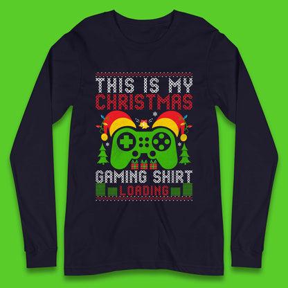 Loading Gamer Christmas Long Sleeve T-Shirt