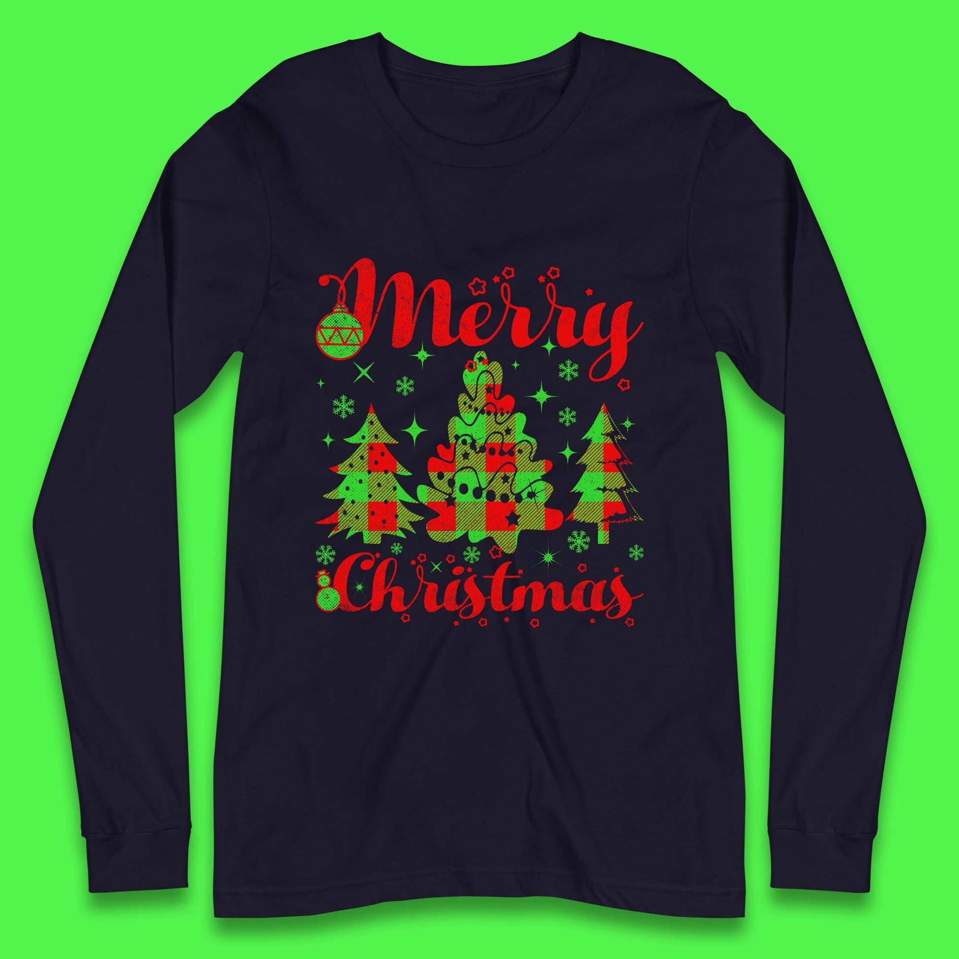 merry christmas trees t shirt
