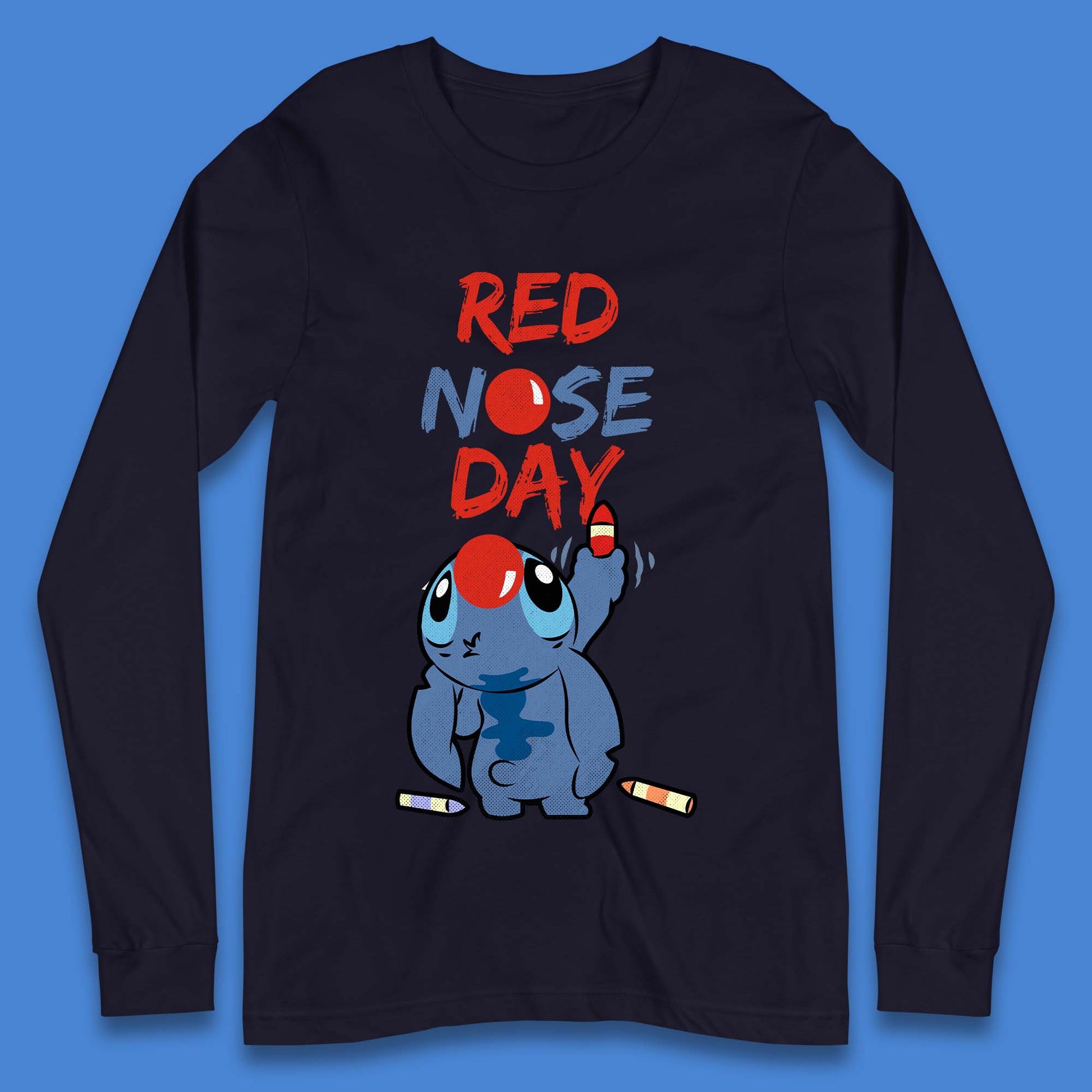 Stitch Long Sleeve Comic Relief Top