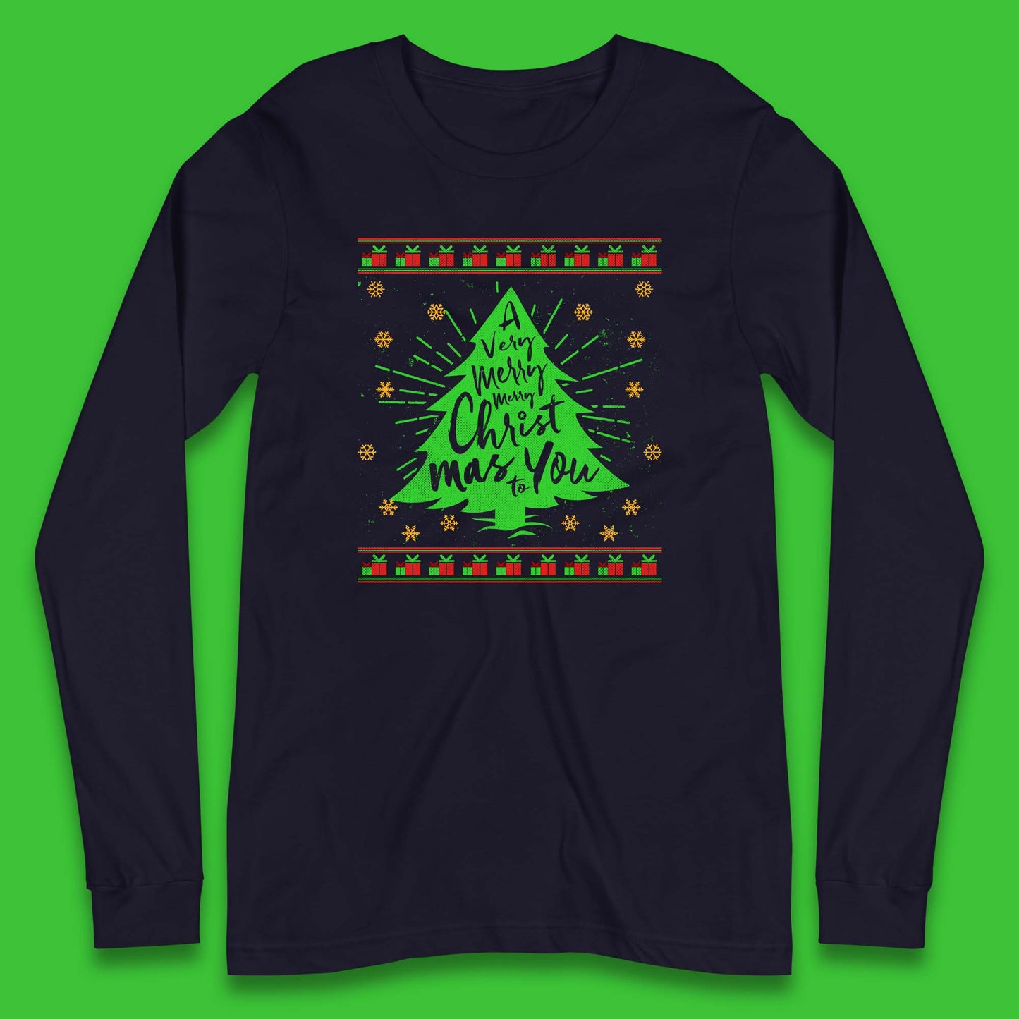 merry christmas long sleeve shirt
