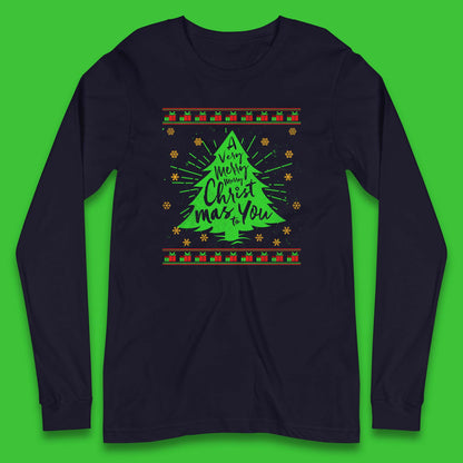 merry christmas long sleeve shirt