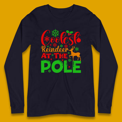coolest reindeer long sleeve t shirt