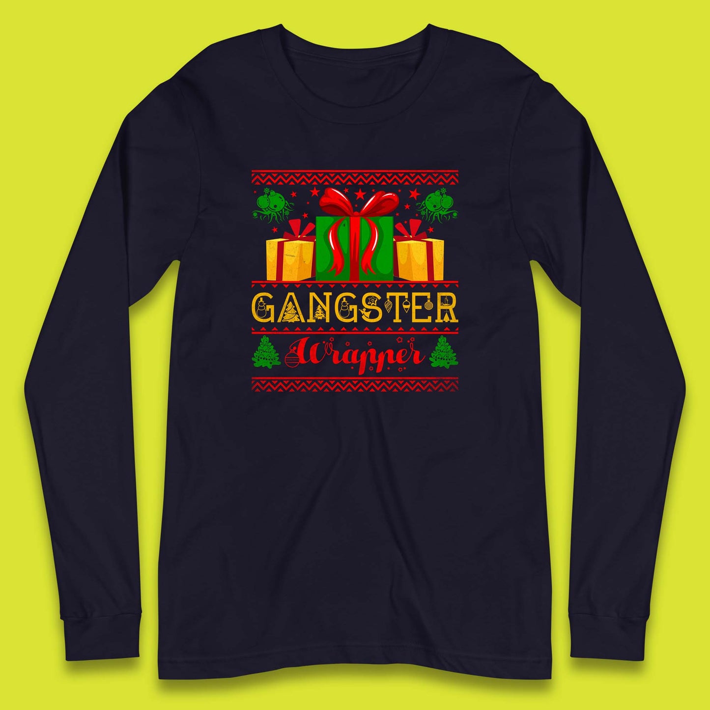 gangsta wrapper long sleeve t shirt