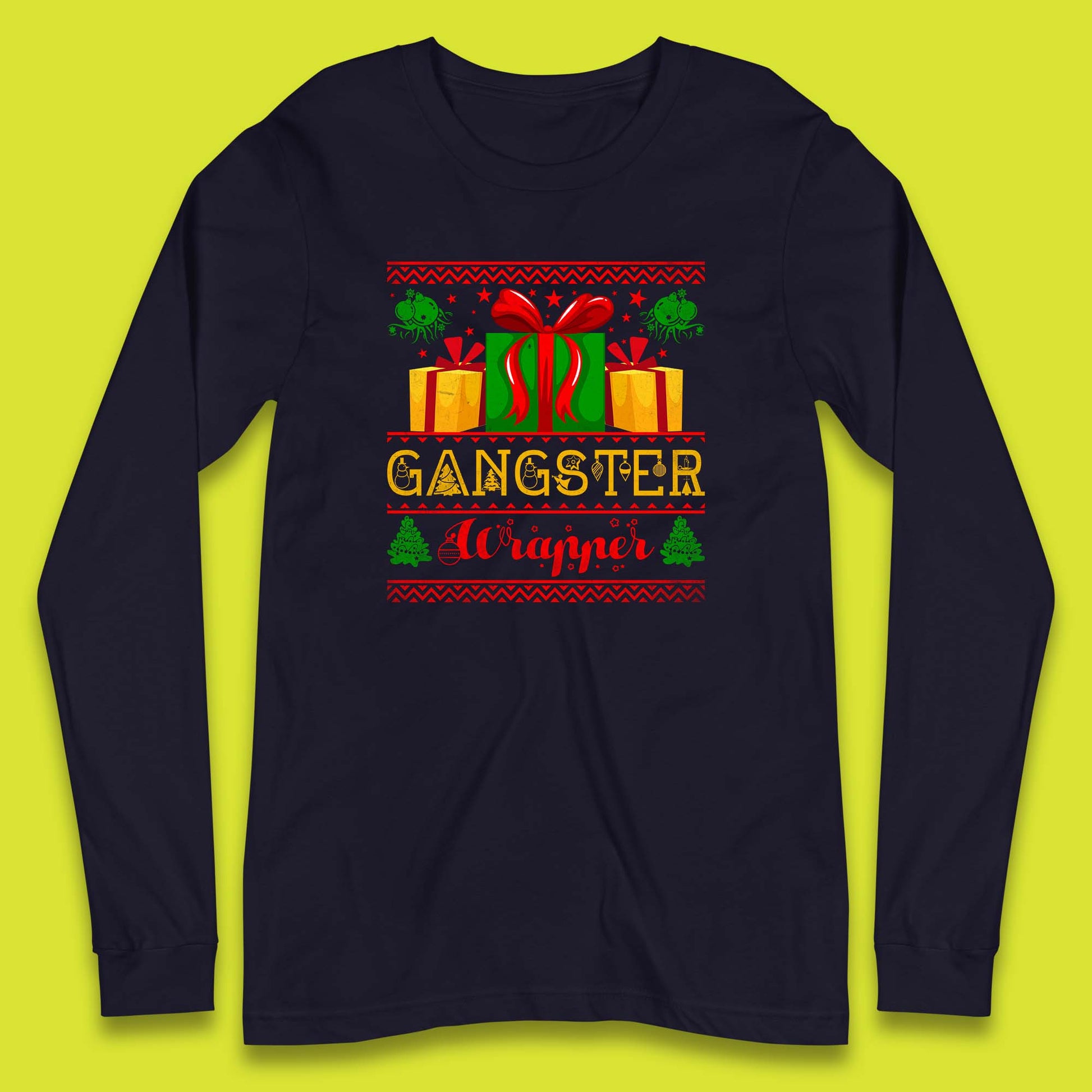 gangsta wrapper long sleeve t shirt
