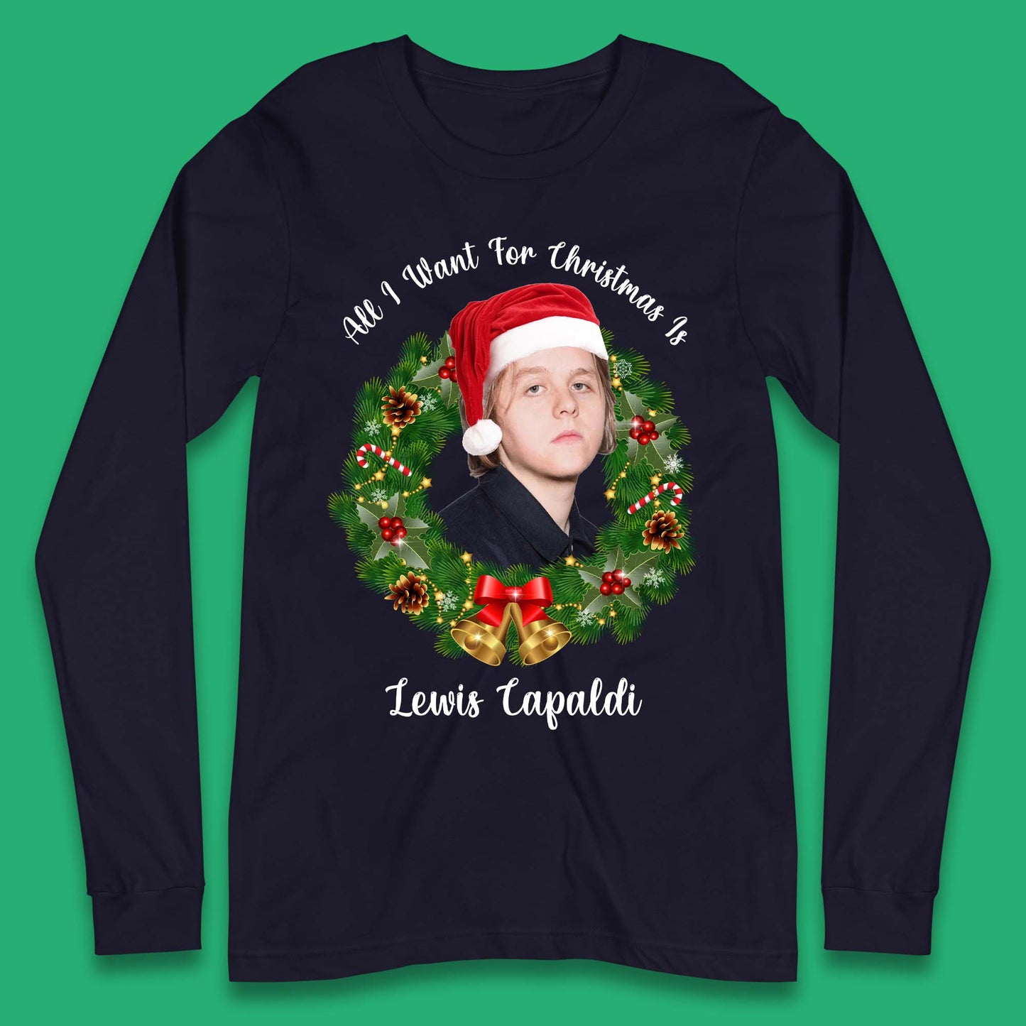 Lewis Capaldi Christmas Long Sleeve T-Shirt