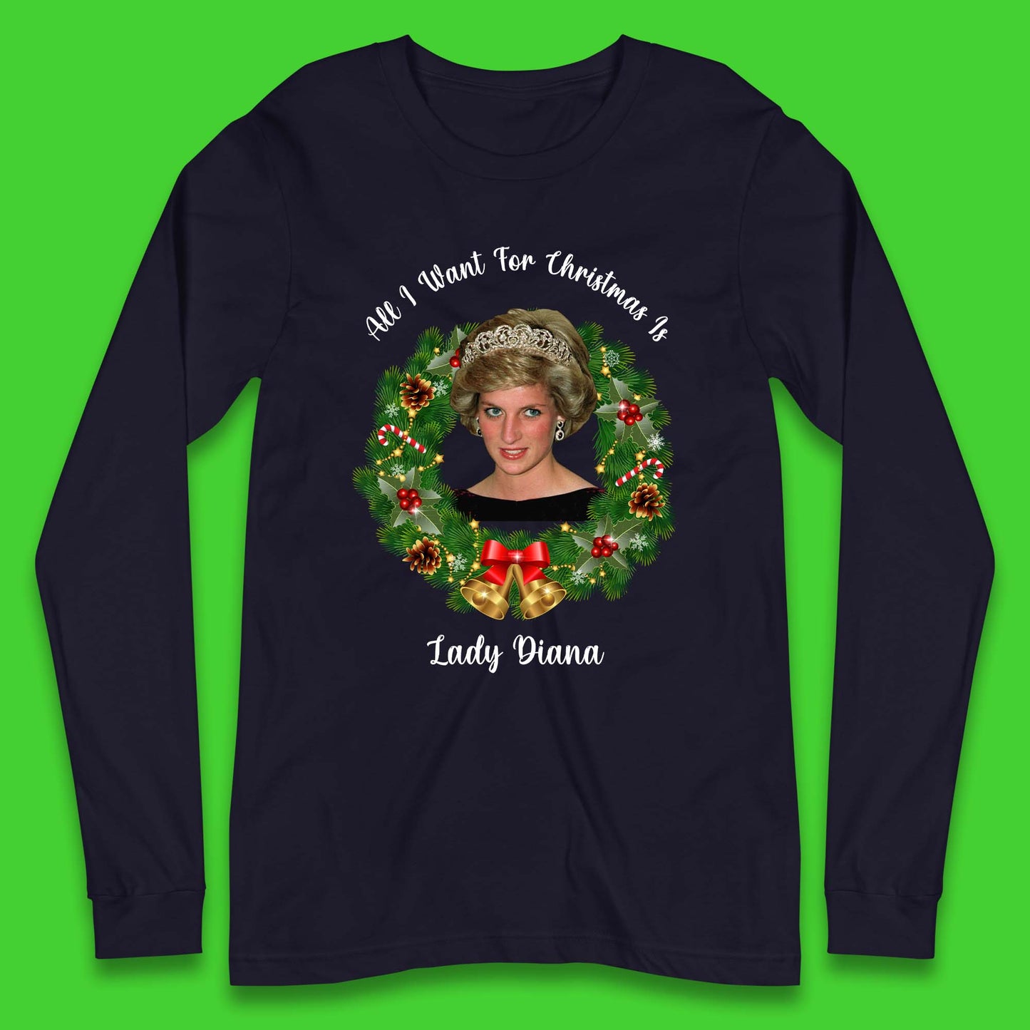 Lady Diana Christmas Long Sleeve T-Shirt