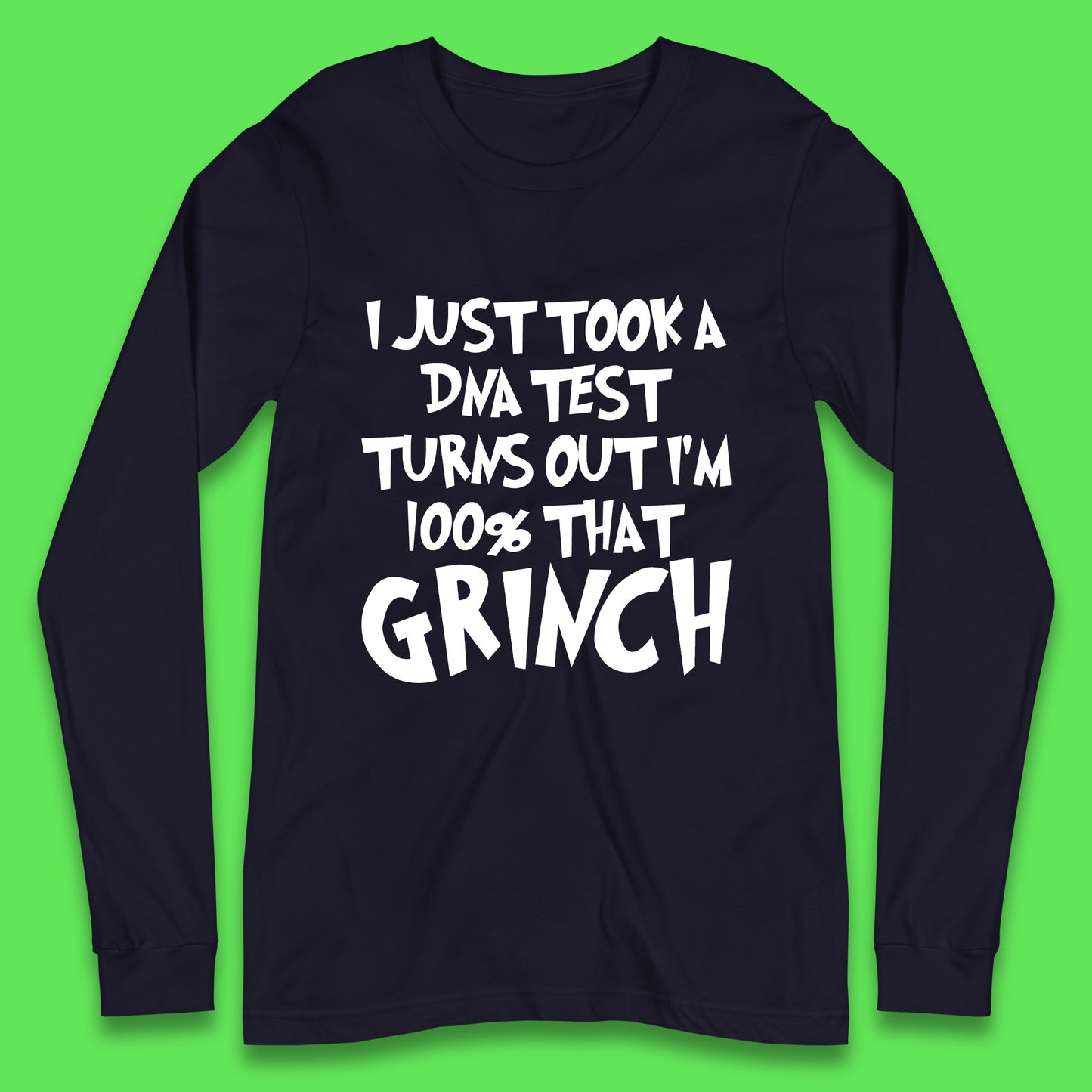 christmas grinch long sleeve t shirt