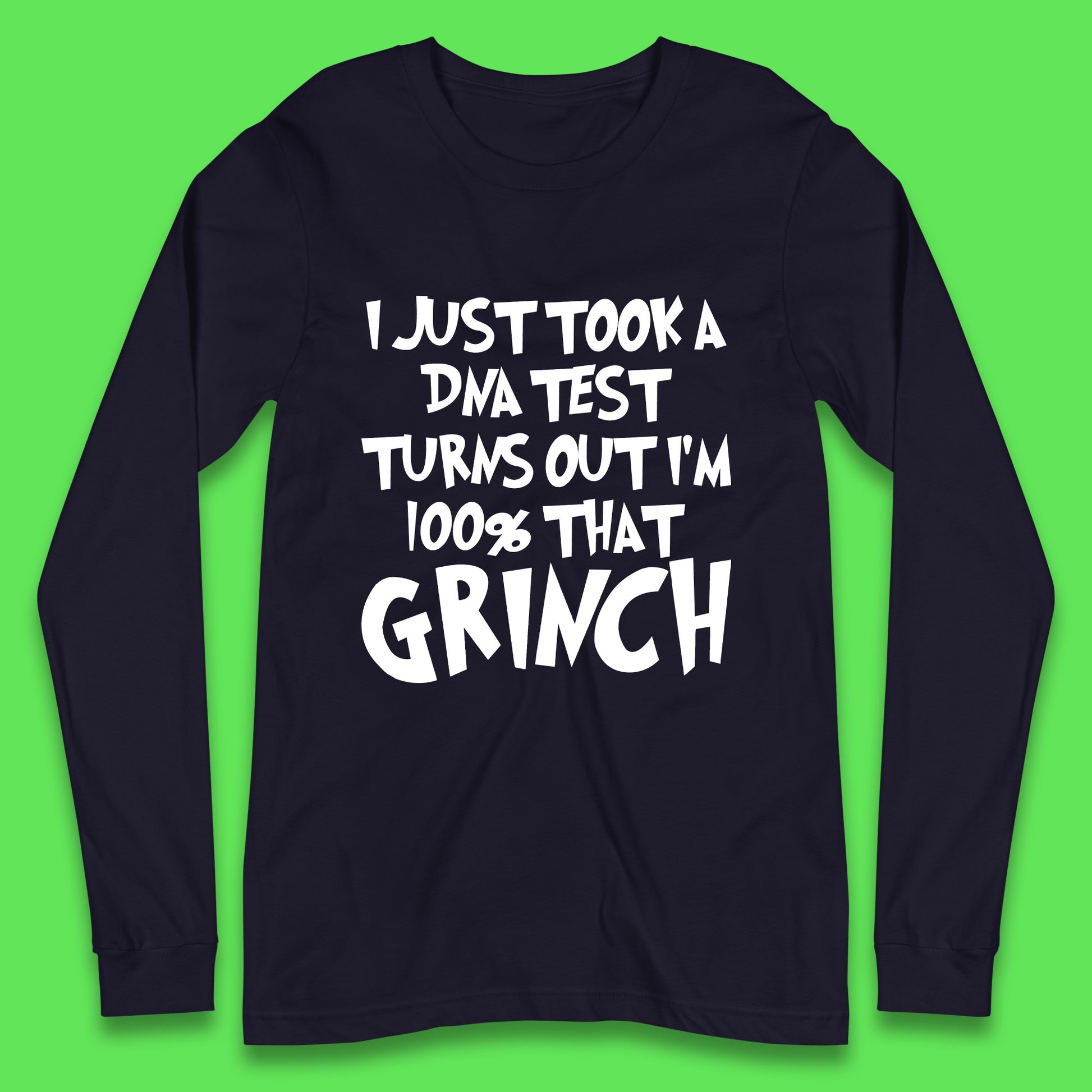 christmas grinch long sleeve t shirt