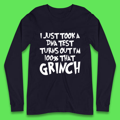 christmas grinch long sleeve t shirt