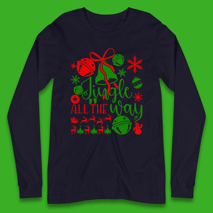 jingle all the way christmas long sleeve t shirt