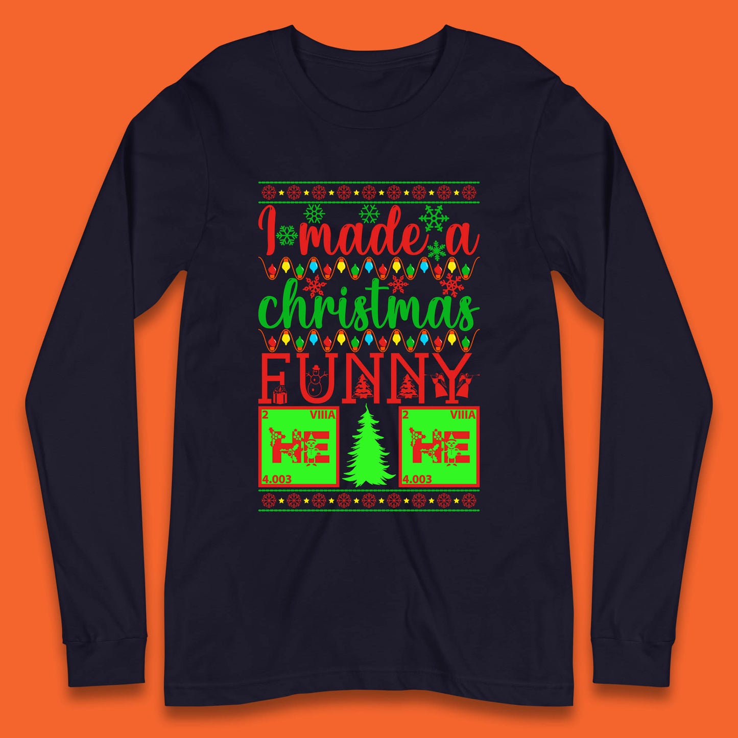 periodic table long sleeve t shirt