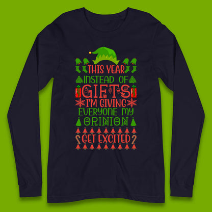 chirstmas elf long sleeve t shirt