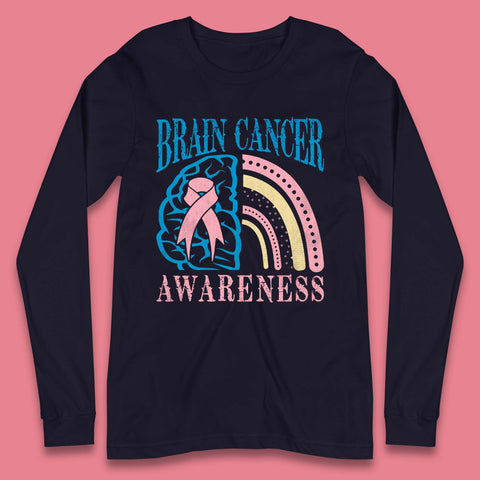 Brain Cancer Awareness Long Sleeve T-Shirt
