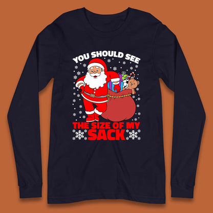 santa claus long sleeve shirt