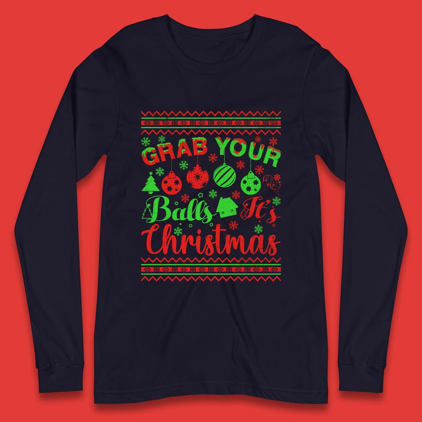 christmas ornament long sleeve t shirt