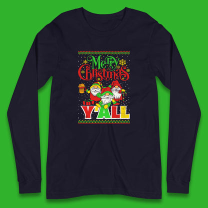 gnomes christmas long sleeve t shirt