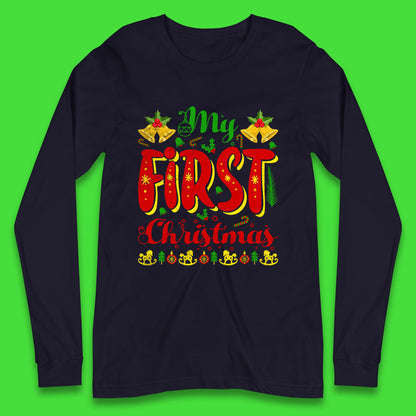 my first christmas long sleeve t shirt
