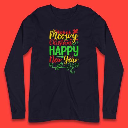 meowy christmas t shirt