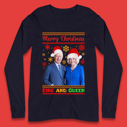 King And Queen Christmas Long Sleeve T-Shirt