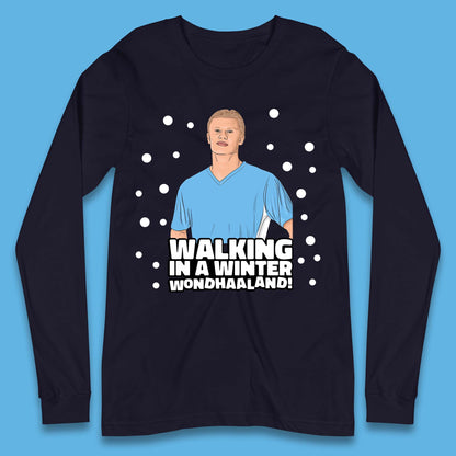 Walking In A Winter Wondhalland Christmas Long Sleeve T-Shirt