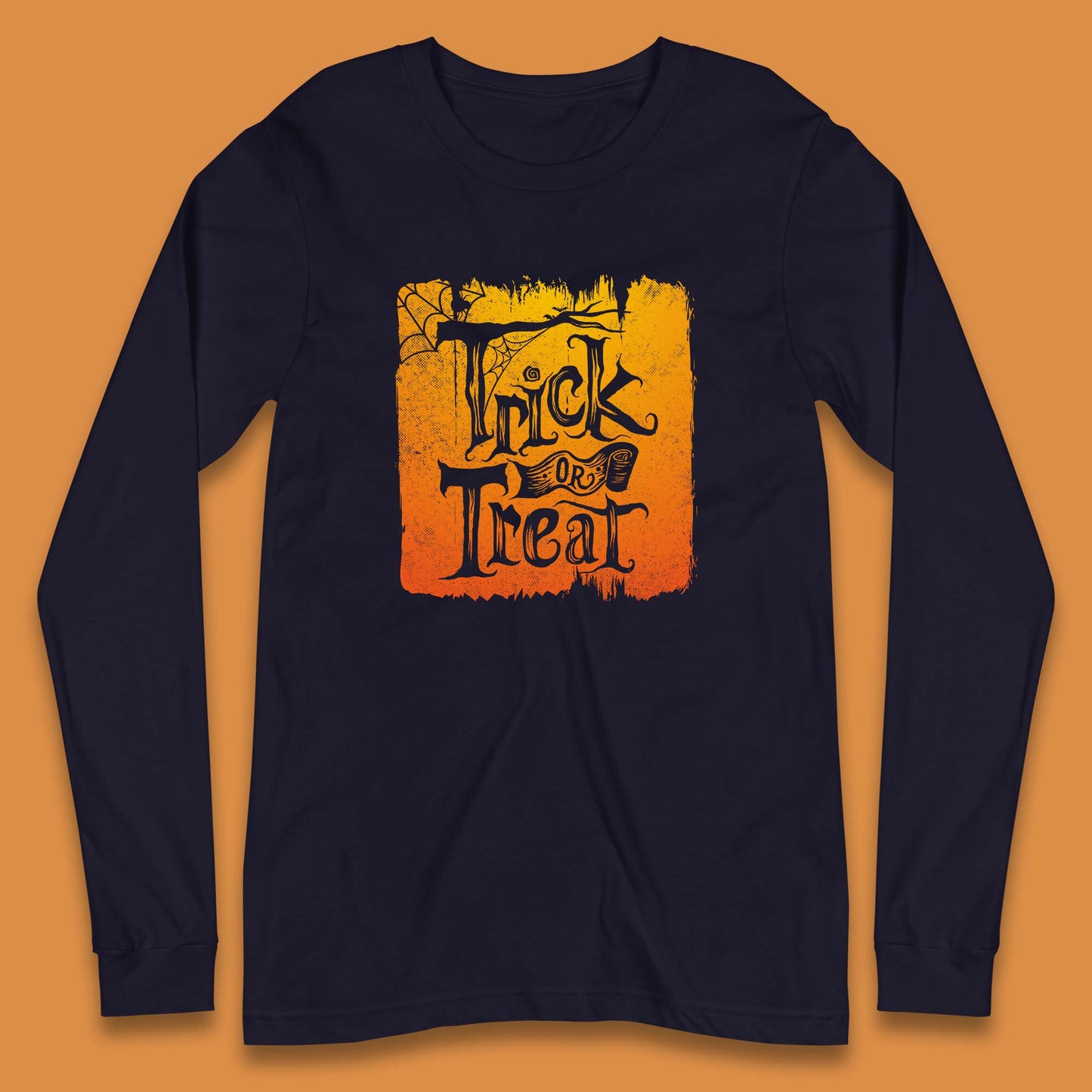 Trick Or Treat Happy Halloween Spooky Season Halloween Vibes Long Sleeve T Shirt