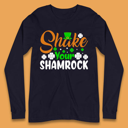 Shake Your Shamrock St Patrick's Day Long Sleeve T-Shirt