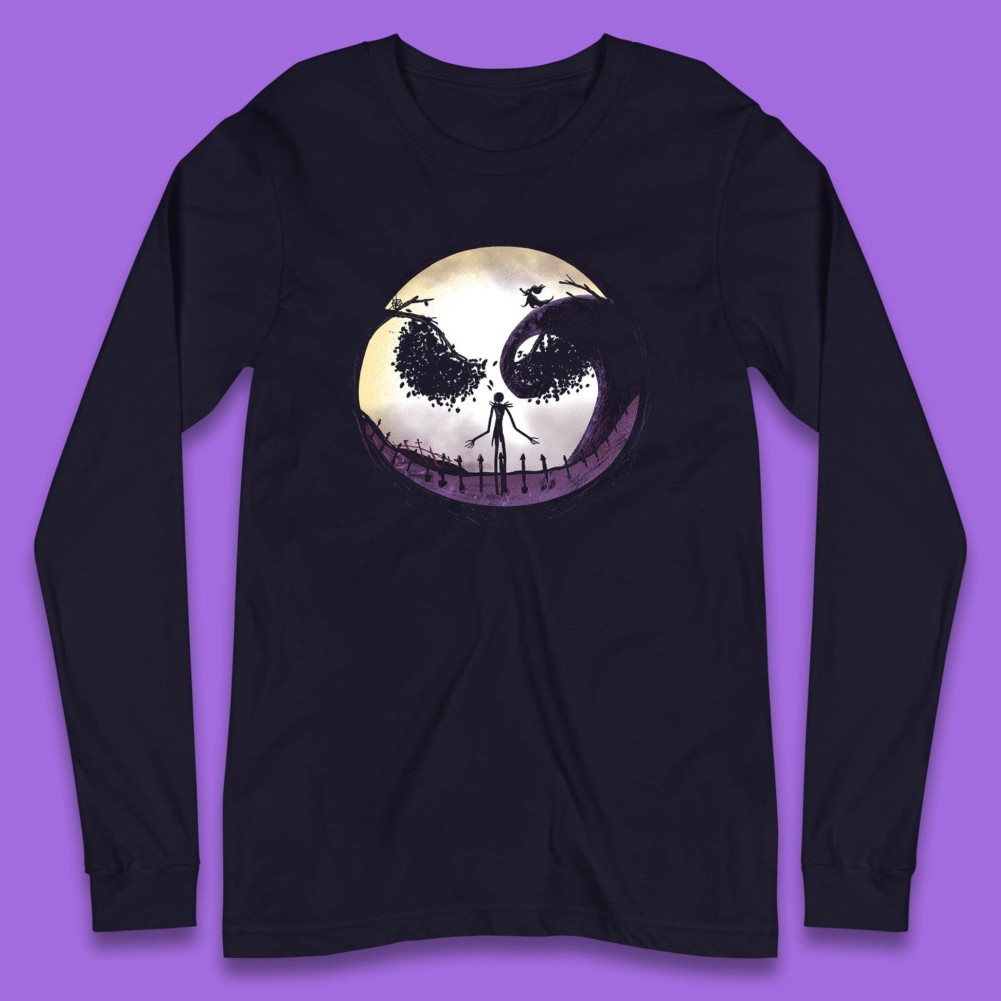 jack skellington spooky long sleeve t shirt
