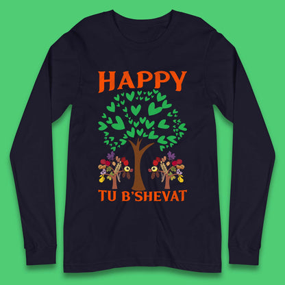 Happy Tu B'Shevat Long Sleeve T-Shirt