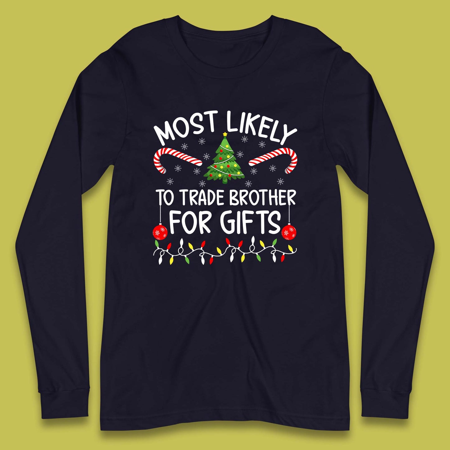 trade brother for christmas gifts long sleeve t shirt
