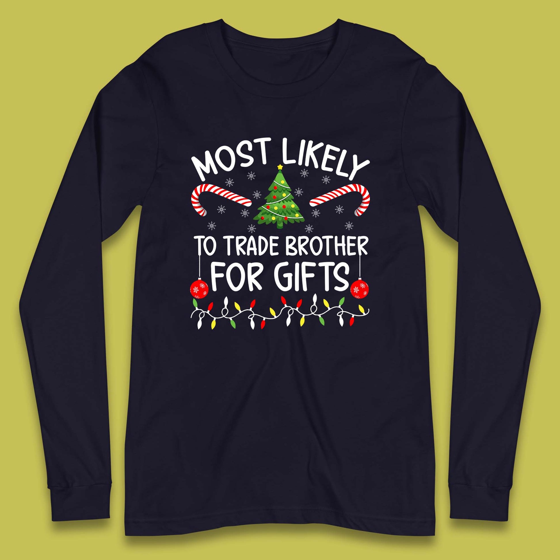 trade brother for christmas gifts long sleeve t shirt
