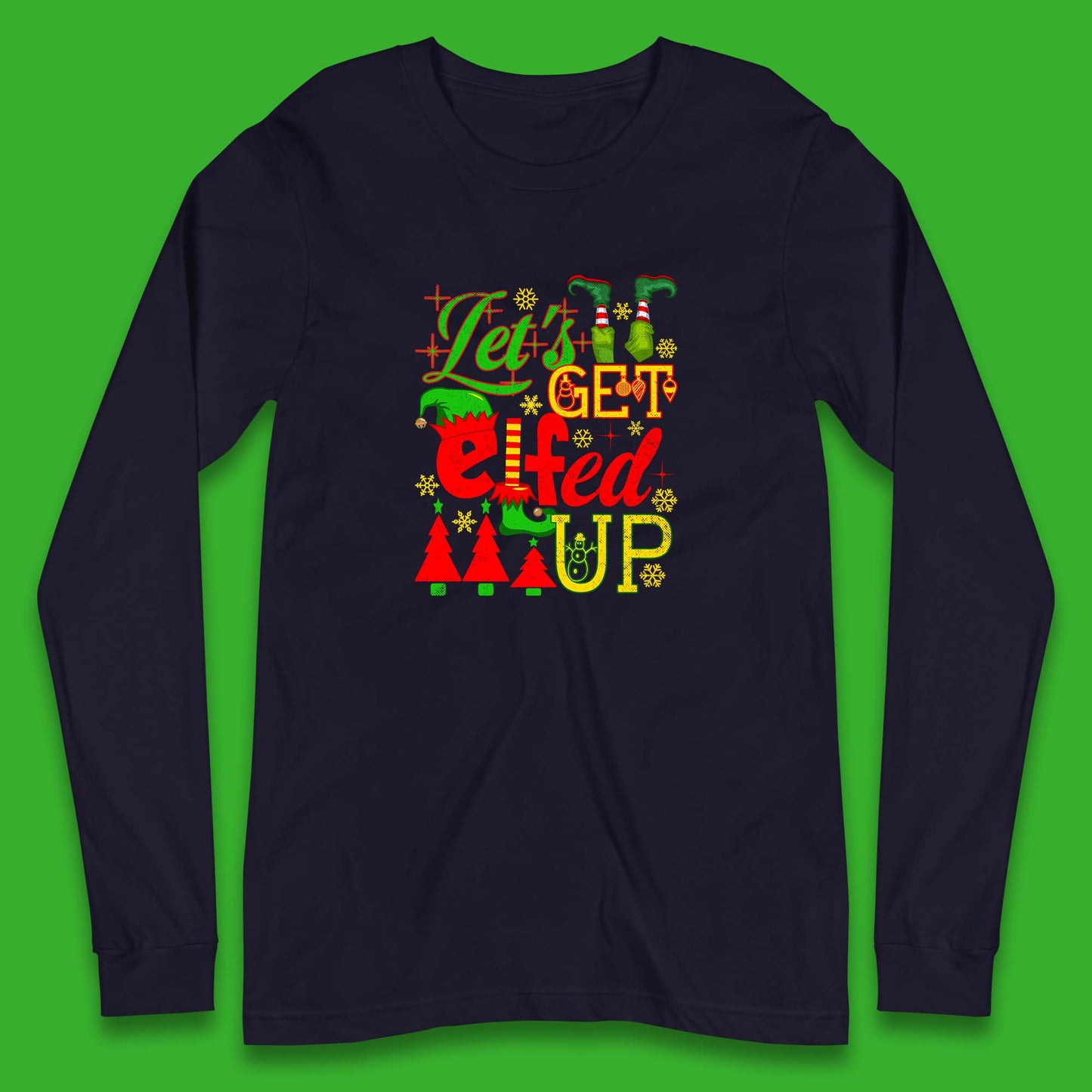 elf christmas long sleeve t shirt