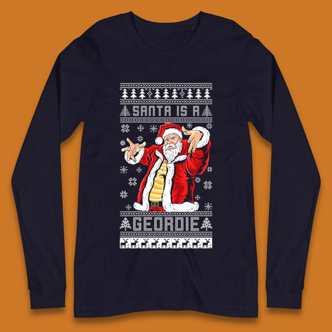 Santa Is A Gerodie Christmas Long Sleeve T-Shirt