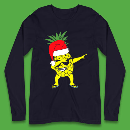 dabbing pineapple long sleeve t shirt