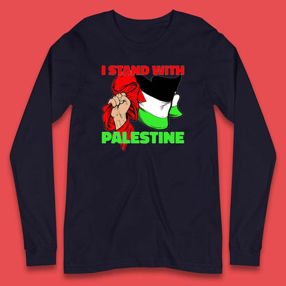 Mens Palestine Long Sleeve Top