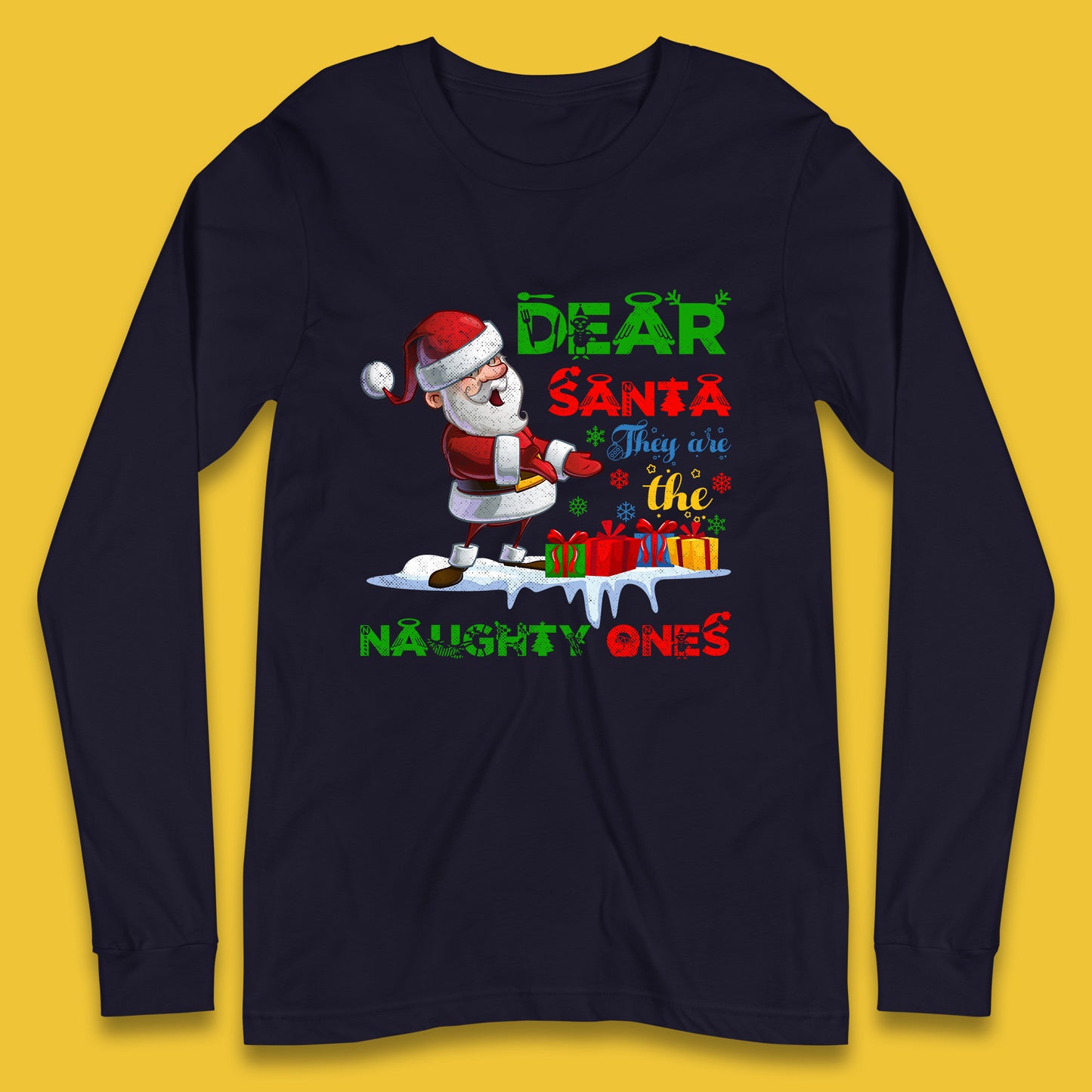 dear santa long sleeve t shirt