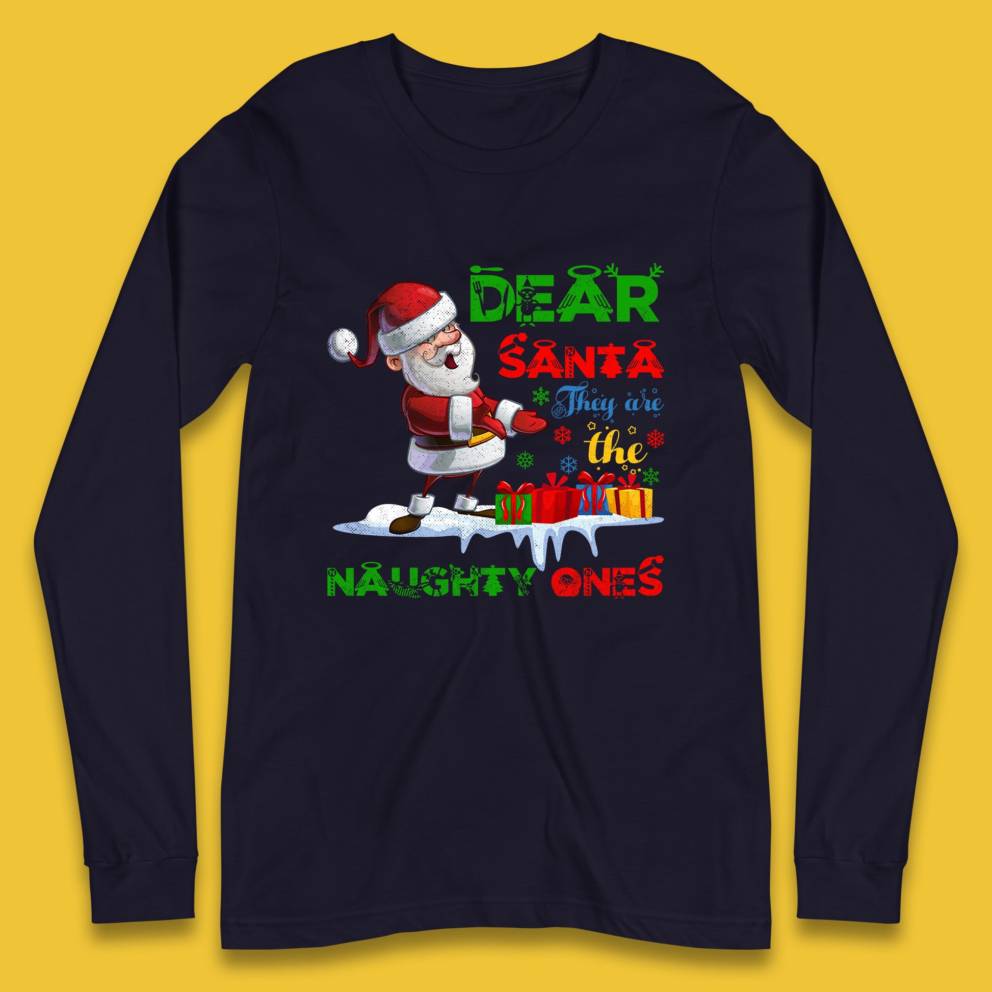 dear santa long sleeve t shirt