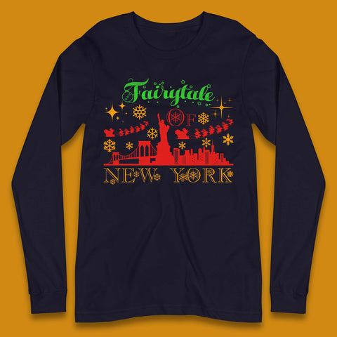 Fairytale Of New York Christmas Long Sleeve T-Shirt