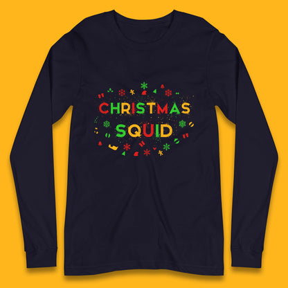 christmas squad matching long sleeve t shirt