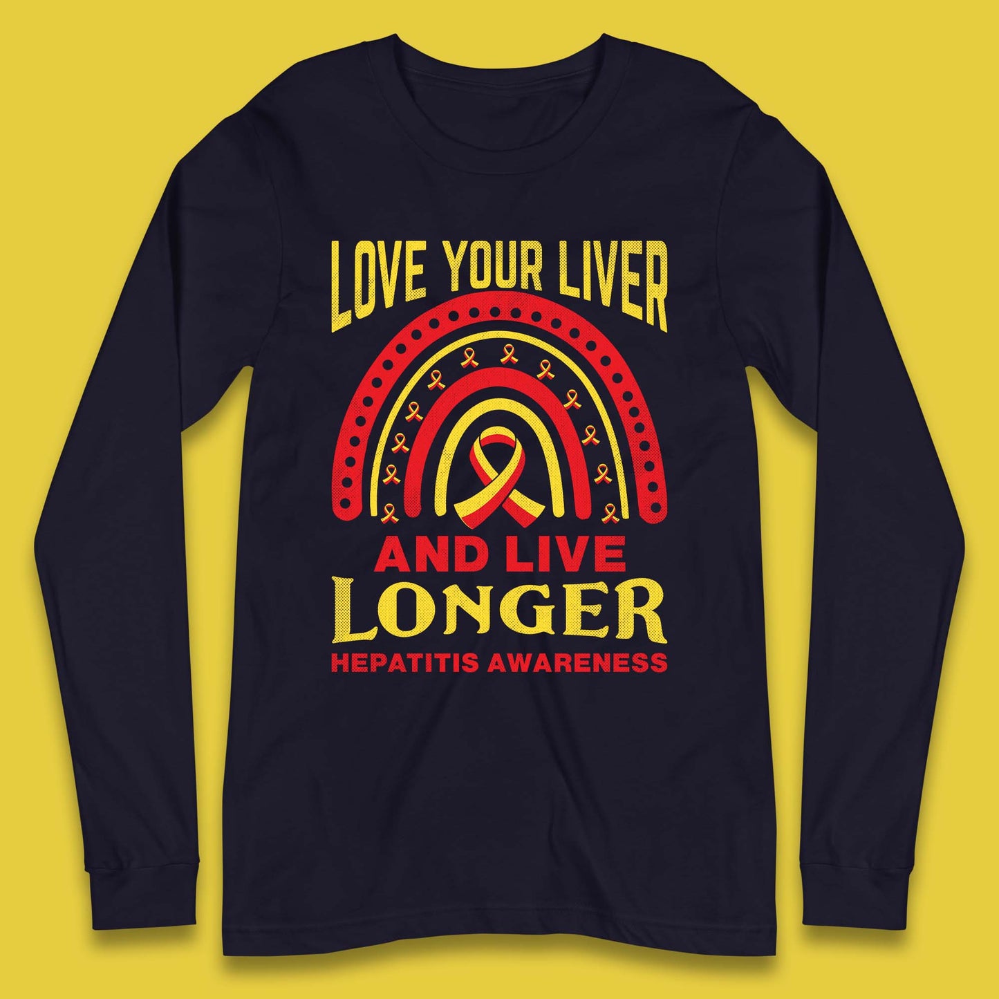 Hepatitis Awareness Long Sleeve T-Shirt