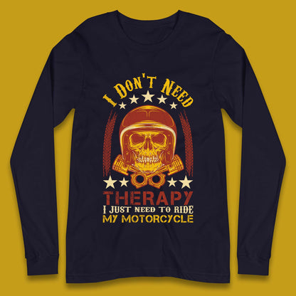 Motorcycle Therapy Long Sleeve T-Shirt