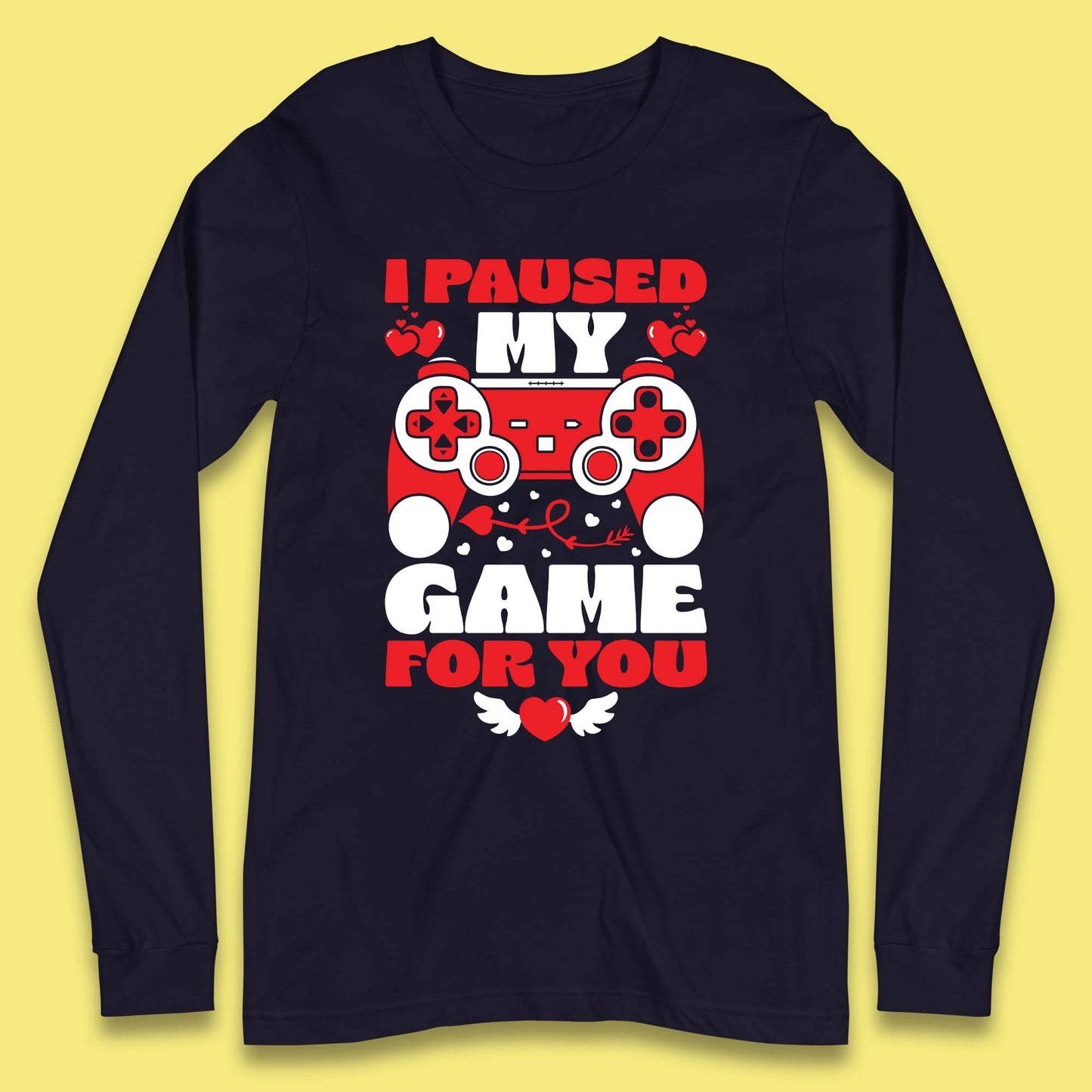 Valentine's Day Gamer Long Sleeve T-Shirt