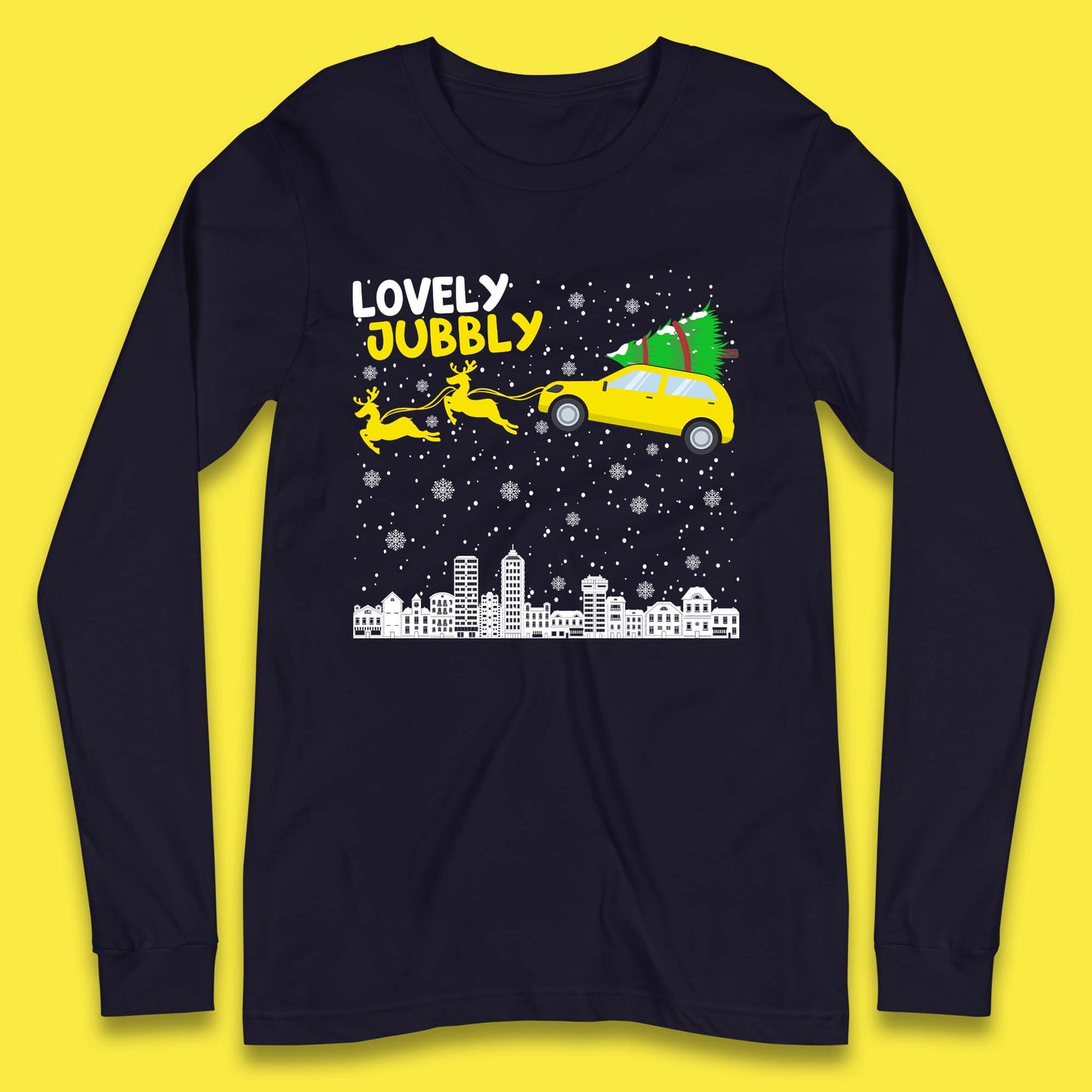 Lovely Jubbly Car Christmas Long Sleeve T-Shirt