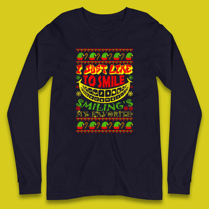 christmas elf long sleeve t shirt