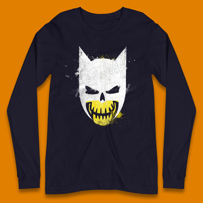 Batman The Dark Knight Circle Logo DC Comics Superhero Fictional Character Long Sleeve T Shirt